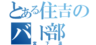 とある住吉のバド部（宮下凛）