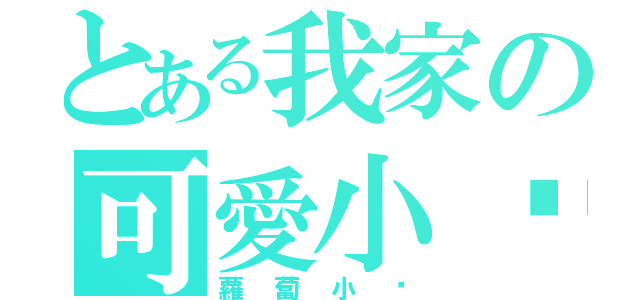 とある我家の可愛小貓（蘿蔔小貓）