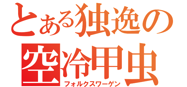 とある独逸の空冷甲虫（フォルクスワーゲン）