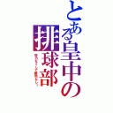 とある皇中の排球部Ⅱ（努力なくして勝利なし！）