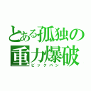 とある孤独の重力爆破（ビックバン）