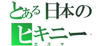 とある日本のヒキニート（カズマ）