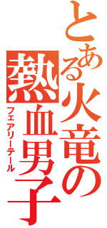 とある火竜の熱血男子（フェアリーテール）