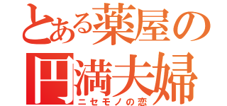 とある薬屋の円満夫婦（ニセモノの恋）