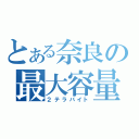 とある奈良の最大容量（２テラバイト）