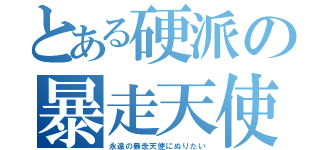 とある硬派の暴走天使（永遠の暴走天使にぬりたい）