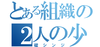 とある組織の２人の少年（碇シンジ）