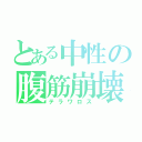 とある中性の腹筋崩壊（テラワロス）