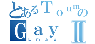 とあるＴｏｕｍａのＧａｙ ＩＩＩⅡ（Ｌｍａｏ）