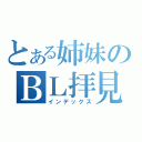 とある姉妹のＢＬ拝見（インデックス）