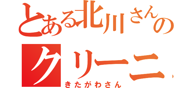 とある北川さんのクリーニング屋（きたがわさん）