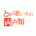 とある歌い手の両声類（ピコ）