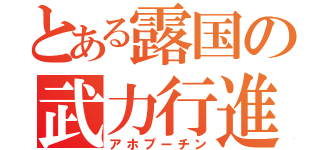 とある露国の武力行進（アホプーチン）