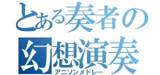 とある奏者の幻想演奏（アニソンメドレー）