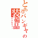 とあるバンギャの装備品（アクセサリー）