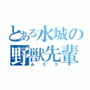 とある水城の野獣先輩（あ　だ　ち）