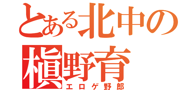 とある北中の槇野育（エロゲ野郎）