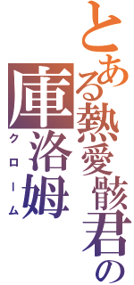 とある熱愛骸君の庫洛姆（クローム）