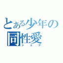 とある少年の同性愛（ショタ）