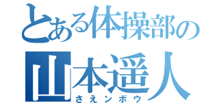 とある体操部の山本遥人（さえンボウ）