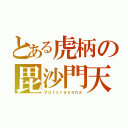 とある虎柄の毘沙門天（Ｖａｉｓｒａｖａｎａ）