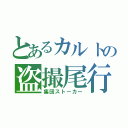 とあるカルトの盗撮尾行（集団ストーカー）