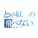 とある紅の飛べない豚（松永太一）