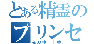 とある精霊のプリンセス（夜刀神 十香）