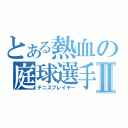 とある熱血の庭球選手Ⅱ（テニスプレイヤー）