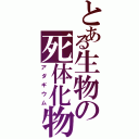 とある生物の死体化物（アダギウム）