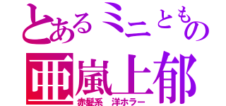 とあるミニともの亜嵐上郁（赤髪系　洋ホラー）