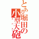 とある堀田の小型大砲（スパス）