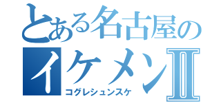 とある名古屋のイケメンⅡ（コグレシュンスケ）