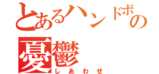 とあるハンドボール指導者の憂鬱（しあわせ）