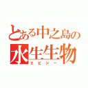 とある中之島の水生生物（エビシー）