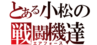 とある小松の戦闘機達（エアフォース）