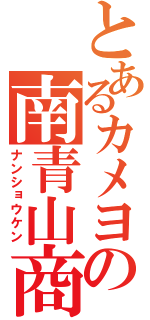 とあるカメヨの南青山商品研究所（ナンショウケン）