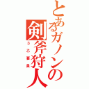 とあるガノンの剣斧狩人（３乙要員）