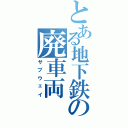 とある地下鉄の廃車両（サブウェイ）