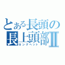 とある長頭の長上頭部Ⅱ（ロングヘット）