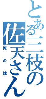 とある三枝の佐天さん（俺の嫁）