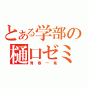 とある学部の樋口ゼミ（青春一発）