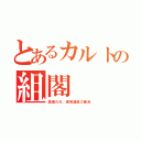 とあるカルトの組閣（国連の犬。渡来議員の暴走）