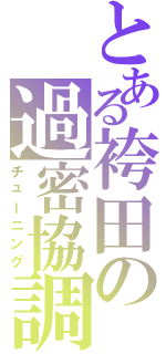 とある袴田の過密協調（チューニング）