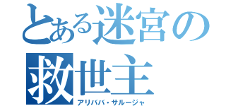 とある迷宮の救世主（アリババ・サルージャ）