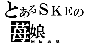 とあるＳＫＥの苺娘（向田茉夏）