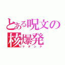 とある呪文の核爆発（マダンテ）