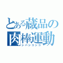 とある蔵品の肉棒運動（シバシコシコ）