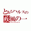 とあるハルスの疾風の一撃（クイックショット）