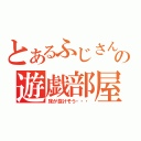 とあるふじさんの遊戯部屋（床が抜けそう・・・）